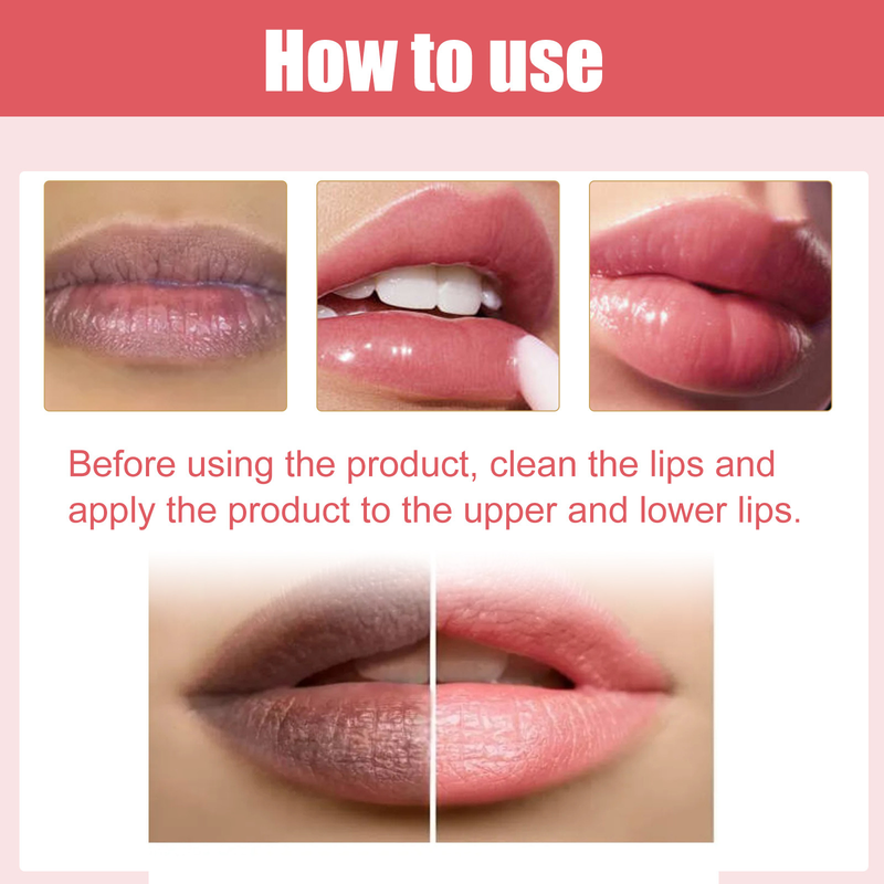 Lippenaufhellungscreme, feuchtigkeitsspendender Balsam, Aufhellung, Aufhellung, nährender Lippenstift, dunkle Lippenpflege, Bleichcreme, 30 g, weiblich_voghion.com