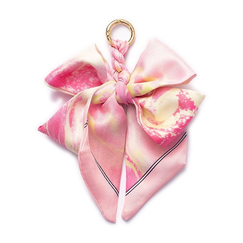2025 Autumn And Winter Fashion Bag Accessories Keychain Woven Bag Pendant Decorative Bow Bag Pendant Versatile High Sense Retro_voghion.com