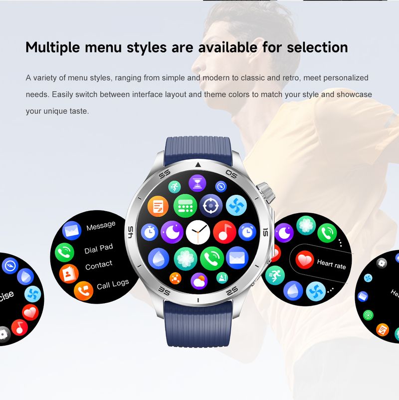 New For OPPO WATCH X2 GPS Motion Trajectory Smartwatches Men Bluetooth Call Multiple Sport Mode Compass Health Monitor Bracelet_voghion.com