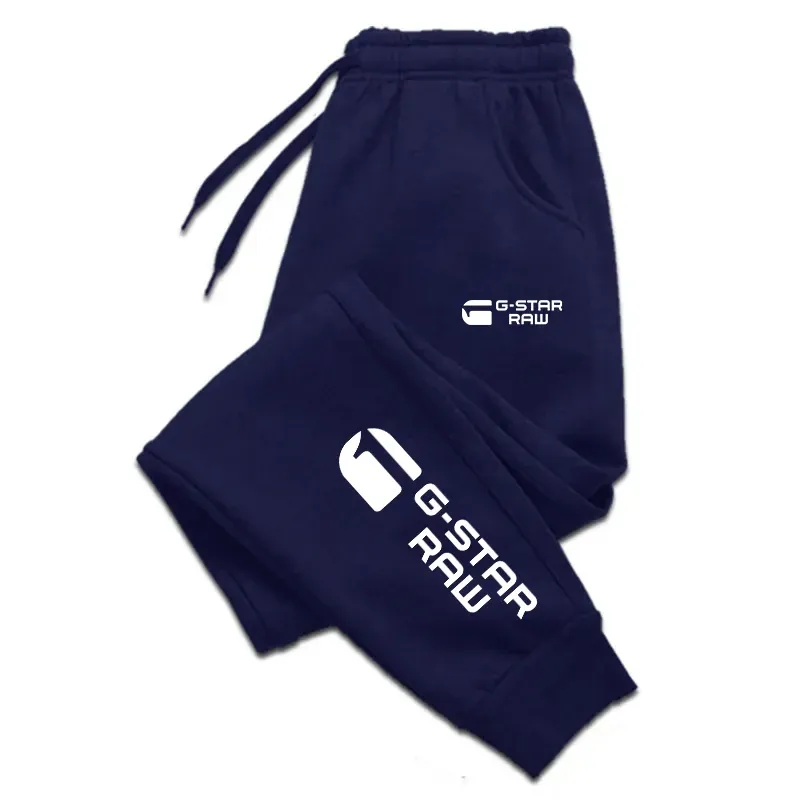 Hierscht Wanter Männer Schnürhosen Fleece Joggers Workout Laf Gym Fiess Sportshosen Streetwear_voghion.com