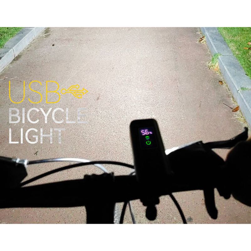 Luce anteriore per bicicletta, luce notturna, luce forte, impermeabile, attrezzatura per bici da strada e montagna_voghion.com