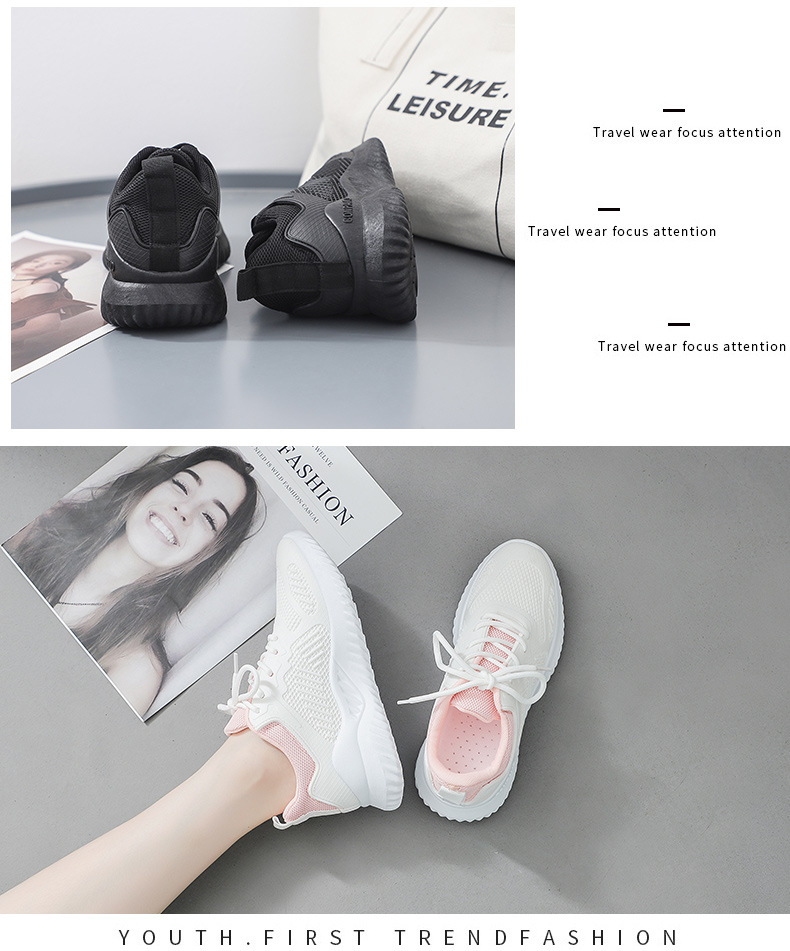 2024 Autunno/estate Nuovo Sport Alpha Coconut Running Versatile Casual Single Mesh Scarpe Donna A005_voghion.com