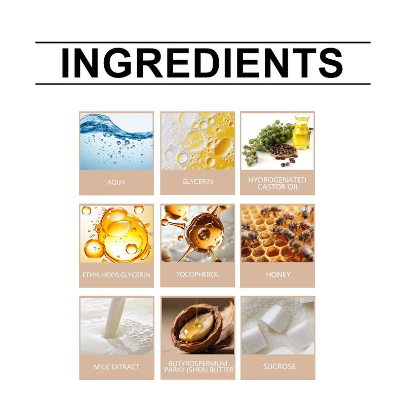 Olio corpo ricco di biscotti dolci, idratante, nutriente, per una pelle liscia e morbida, massaggio quotidiano, fragranza confortevole e di lunga durata._voghion.com