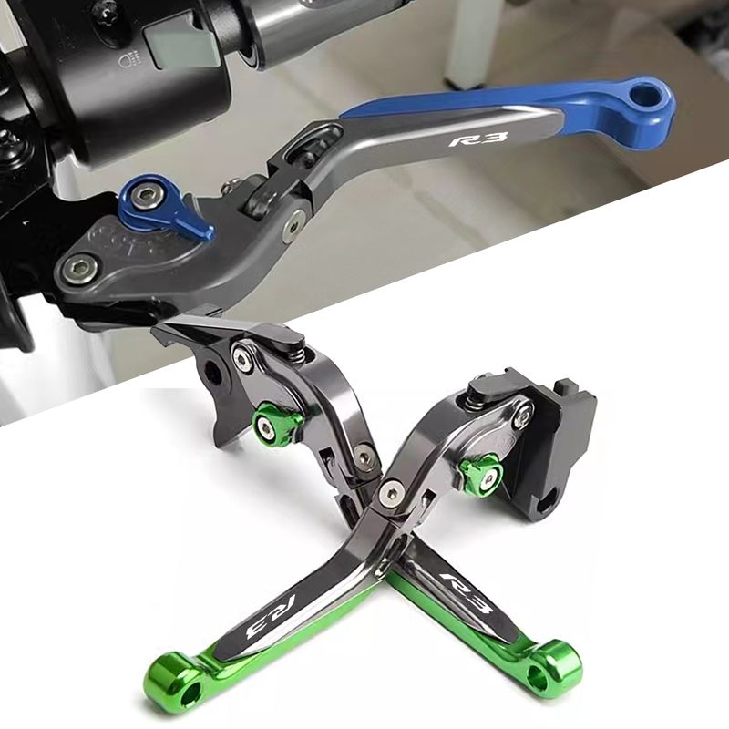 YZF R3 YZFR3 YZF-R3 Új motorkerékpár alkatrészek CNC 6 sebességes állítható behúzható összecsukható fékkuplungkar_voghion.com