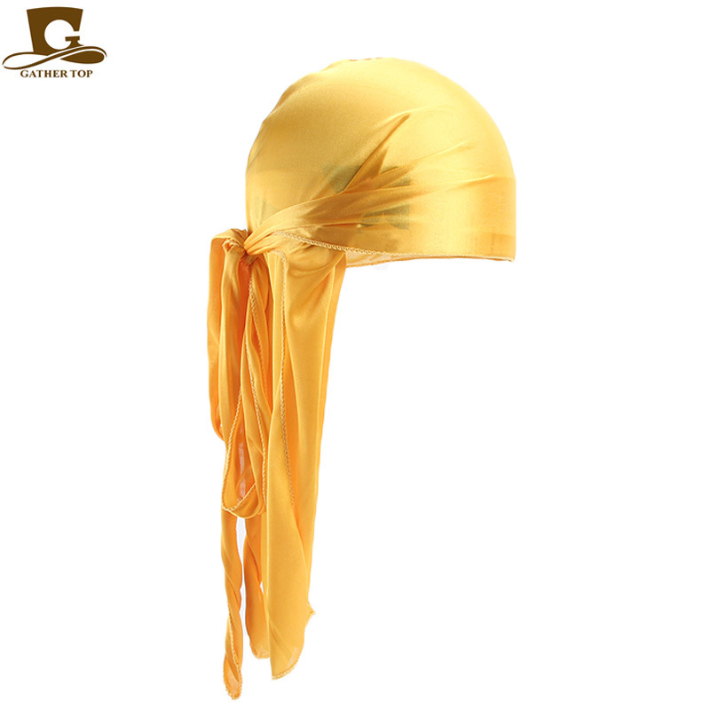 Unisex Men's and women's bandana hats Pirate hats silky durag TJM-05C_voghion.com