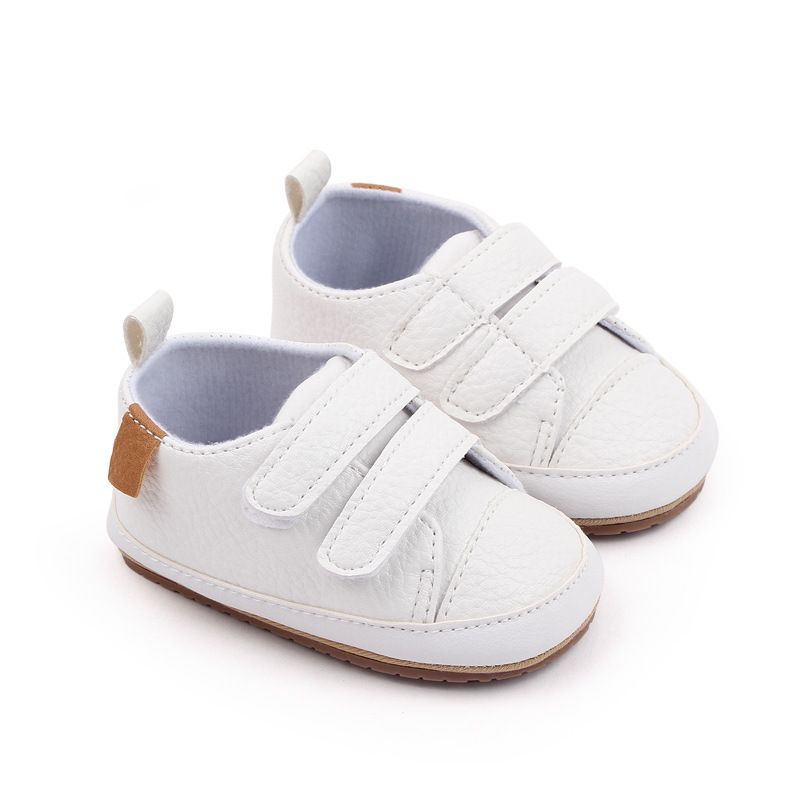 Mère et enfants printemps et automne chaussures bébé 3-6-12 mois bébé double Velcro chaussures enfant en bas âge chaussures bébé M22-13_voghion.com