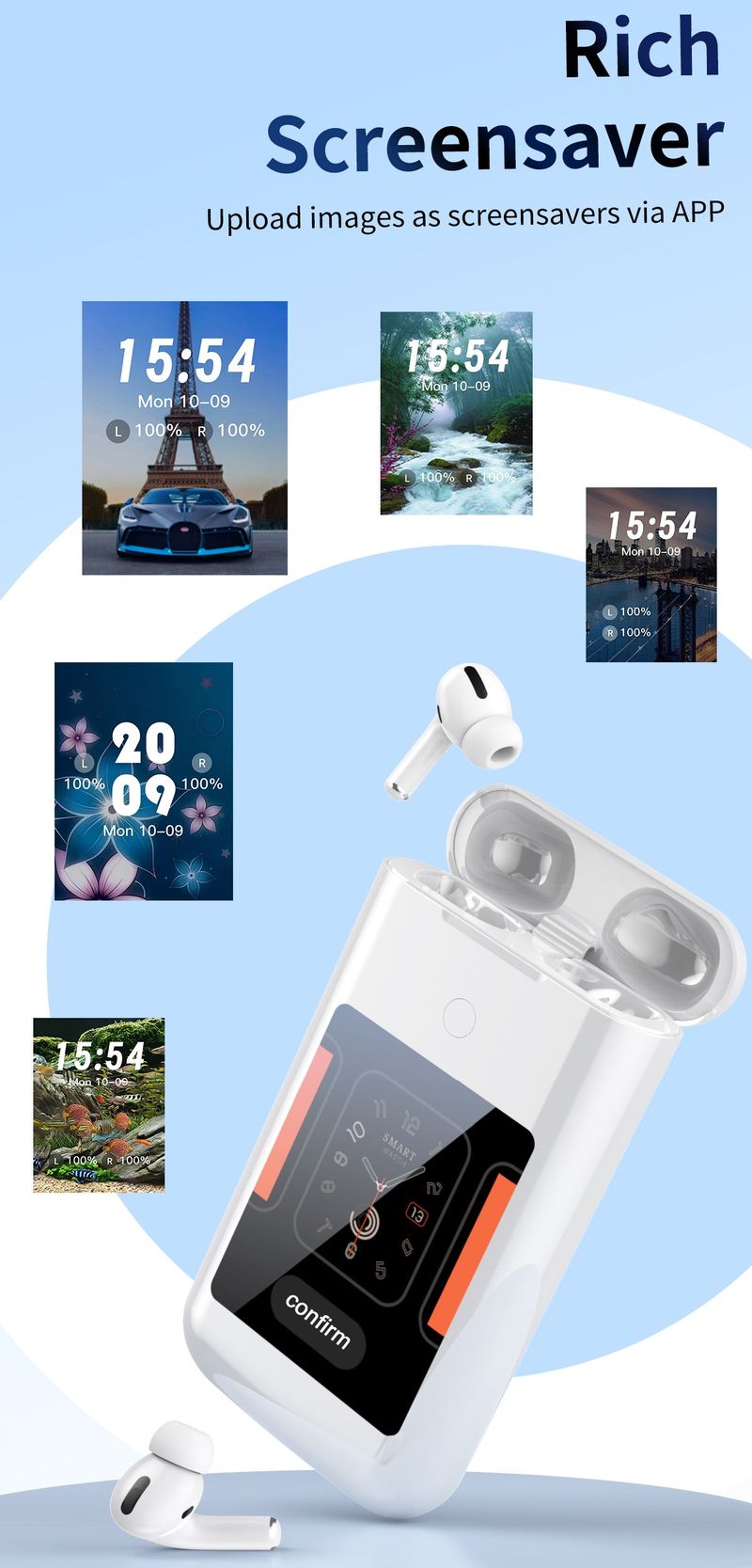 Bluetooth Headphones Music Game Power Bank TWS Earbuds_voghion.com