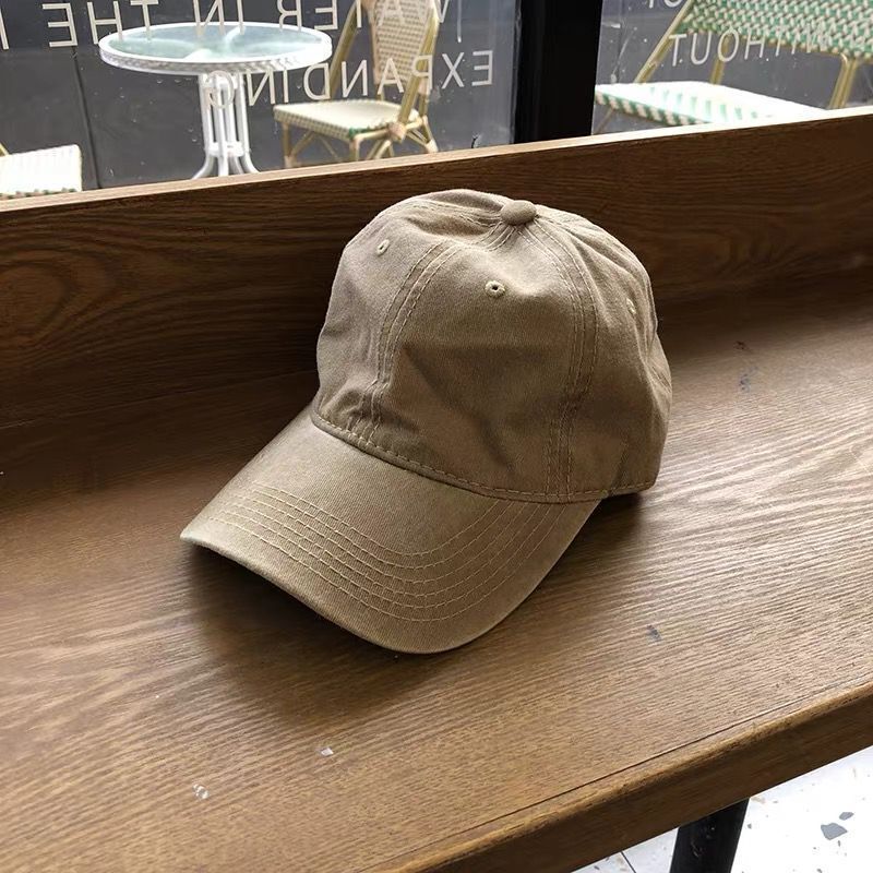 Unschlagbare Qualität gewaschene Baumwolle bestickt Soft Top Duckbill aus alten Denim Hut Licht Platte Sand gewaschen Baseball Cap_voghion.com