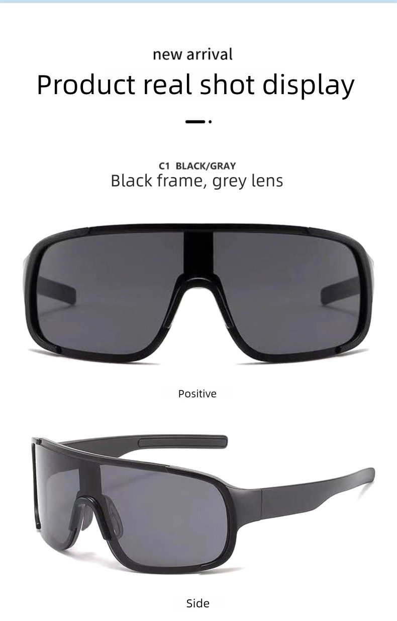 Mountaineering Cycling Outdoor Bicycle Windproof Large Frame Sunglasses UV Protection Sports Ski Goggles_voghion.com