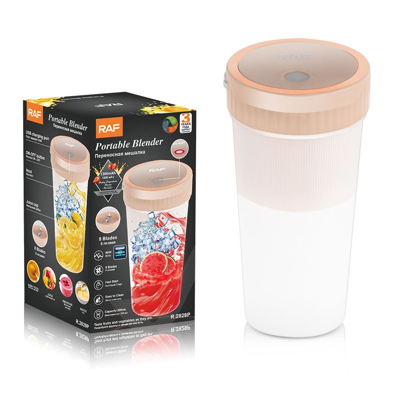 RAF EU/US Portable Multifunctional Juicer - USB Rechargeable Cup Electric Fruit Blender_voghion.com