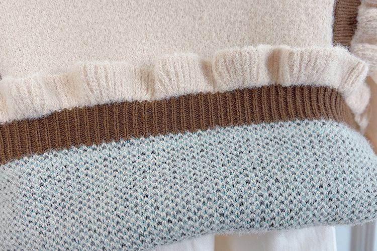 Mädchenpullover, Strickpullover, stylische Babyweste, Cartoon-Outfit für Frühling und Herbst_voghion.com