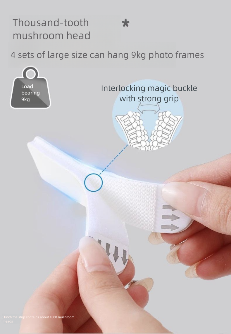 Hanging Artifact No-Drill Wedding Photo Wall Buckle Seamless Adhesive Magic Tape Picture Frame Sticky Hook_voghion.com