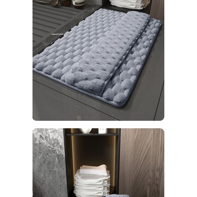 Tappetino assorbente per WC in memory foam per la casa, per pavimento, doccia, ingresso, asciugatura rapida, per porta del bagno_voghion.com