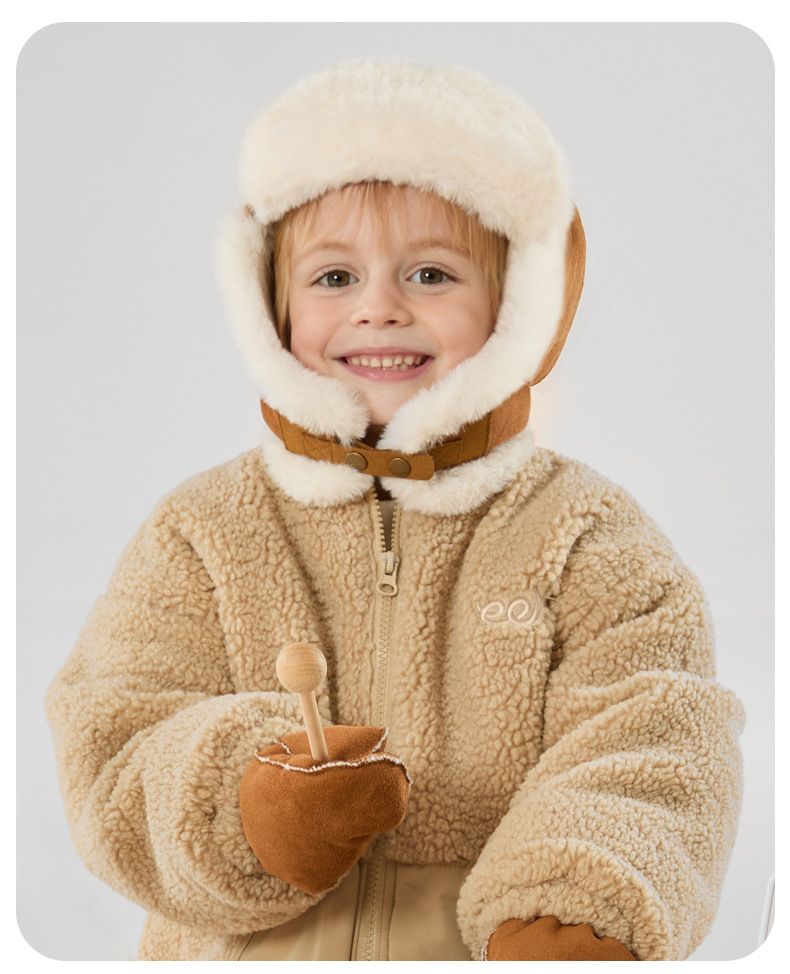 Ensembles de chapeaux, écharpes et gants pour femmes, bonnet d'hiver Lei Feng pour enfants, gants, ensemble deux pièces, cache-oreilles coupe-vent en peluche, bonnet de ski chaud pour cyclisme_voghion.com
