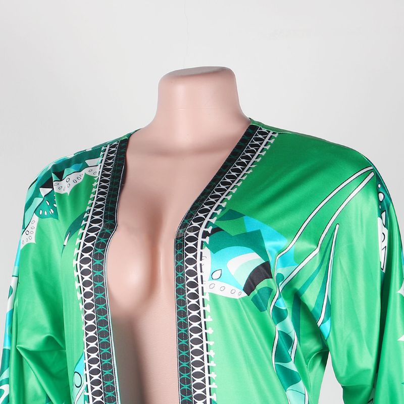 Damenbekleidung Jacke und Shorts Positionierungsdruck Zweiteiliges Set_voghion.com