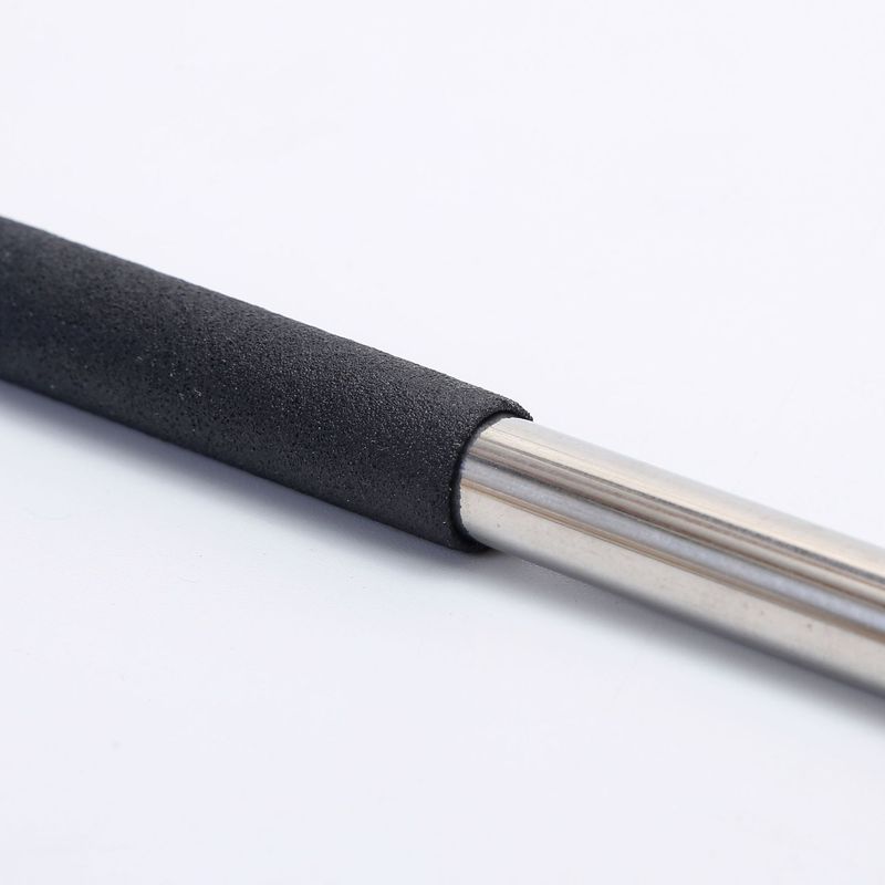 Gids vlaggenmast 1 meter 1,2 meter 1,4 meter 1,6 meter zachte rubberen hoes handvat roestvrijstalen zweep stokje rubberen zweep_voghion.com