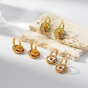 Ulusal moda yeni Çin boncuklu kolye Kadın Orijinal tasarım Tavuskuşu bileziği eski zümrüt akik kolye toptan_voghion.com