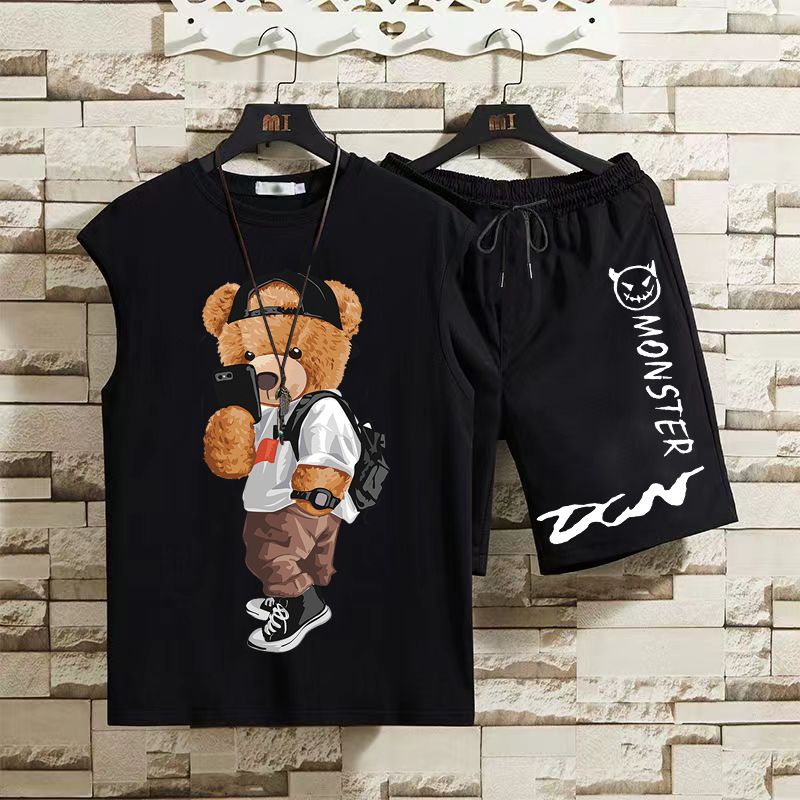 Härekleeder Grouss Quantitéit an exzellent Häreshorts Häreweste Kostüm Shorts Hären trendy komplett Set vun trendy Fräizäit_voghion.com
