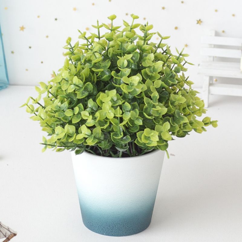 Magnolia green bonsai decoration simulation plant bonsai wholesale simulation plant green plant potted indoor desktop decoration_voghion.com