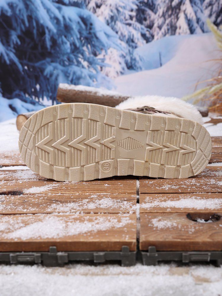 Stivali da neve invernali da donna con spessa fodera in pelliccia, suola in gomma antiscivolo e plateau spesso per calore e comfort estremi_voghion.com