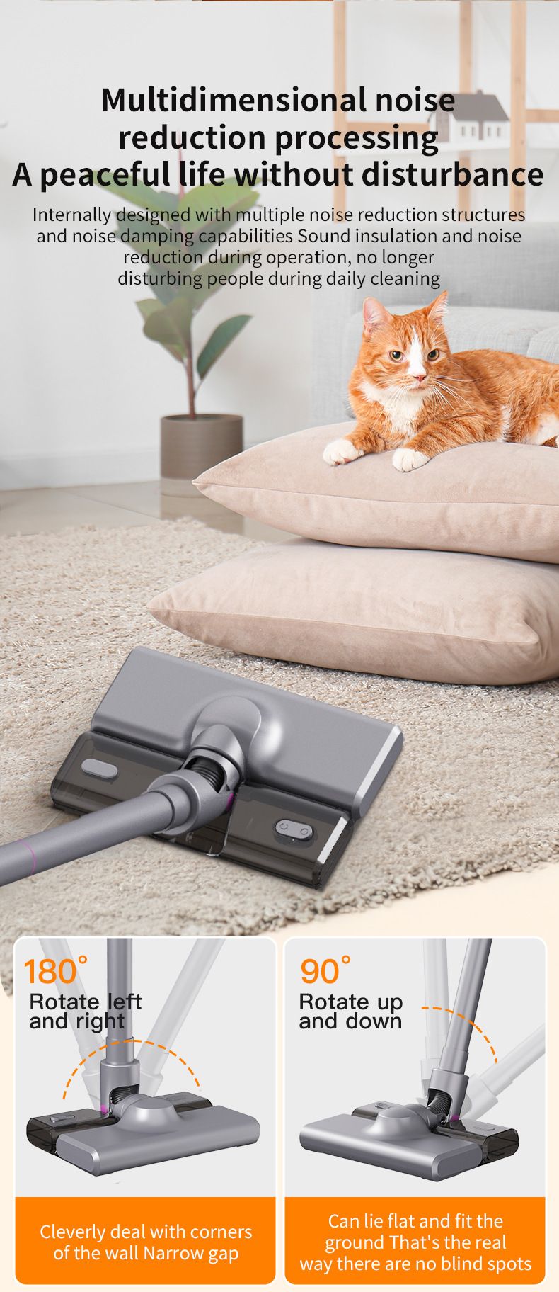 new Vacuum Cleaner Household Wireless Handheld Suction And Towing Integrated Vacuum Mopping Machine Has Super Strong Suction_voghion.com