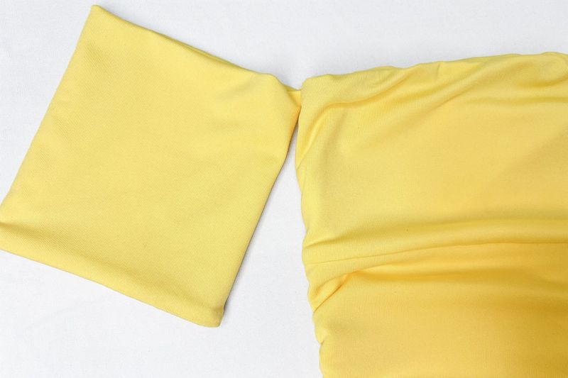 Women's Clothing Hot Selling Strapless Tube Top With A One Shoulder Neckline Wrap Top Summer Sexy Bottoming Top_voghion.com