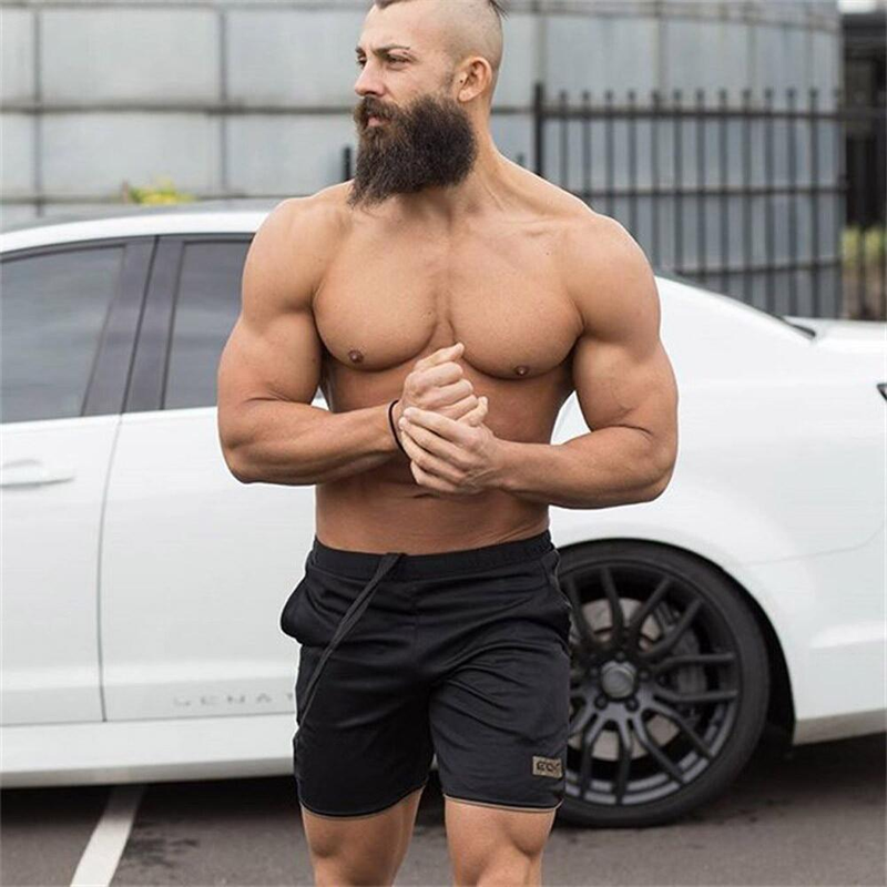 Muške sportske kratke hlače za trening, bodybuilding, trčanje, vježbanje, Fiess GYM kratke hlače_voghion.com