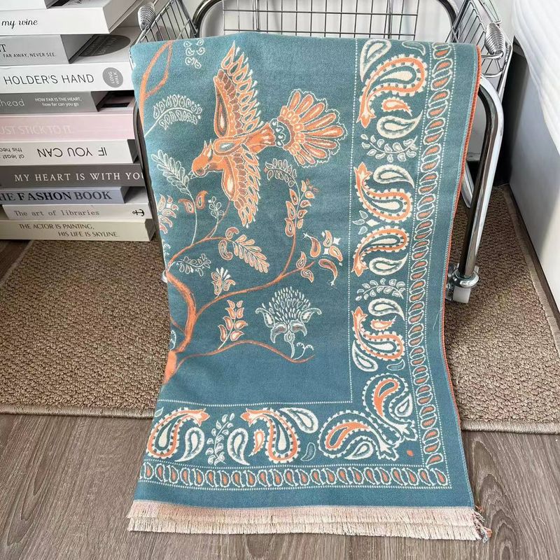 Livestreaming Internet Promi Kaschmir Fraen High-End Jacquard waarme Schal, Wanter Büro Loft_voghion.com