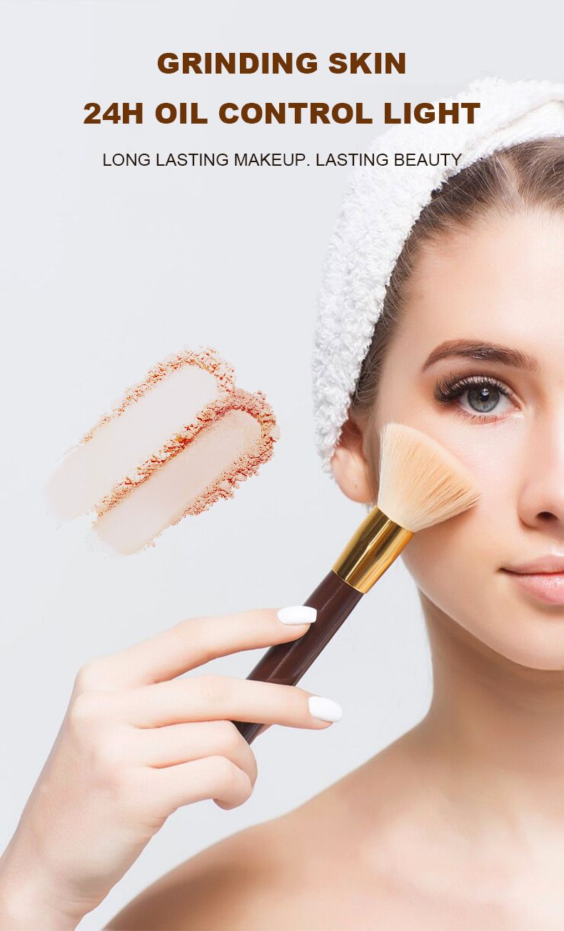 Bellezza e salute PAGINA VINE Peacock Gold Diamond Cipria compatta riparatrice per il viso a doppio strato, naturale e rinfrescante, a lunga durata, senza polvere_voghion.com