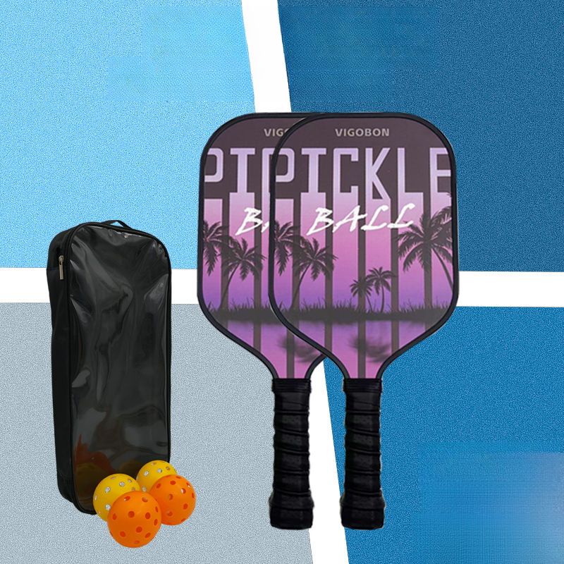 Paddel Fiberglas Honeycomb Core Training Universität Student Erwachsene Professionelle Wettbewerb Pickleball Komplettset_voghion.com