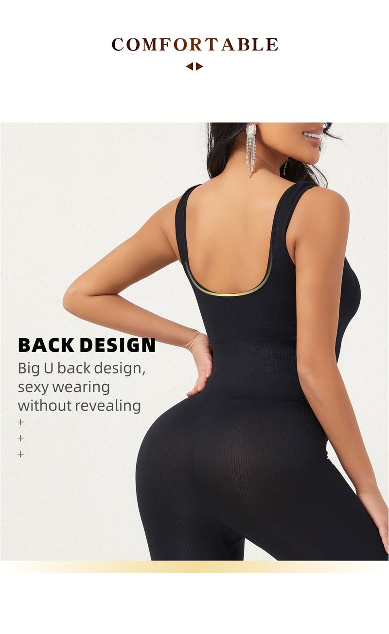 Shaping Postpartum Waist Trainer Body Shaper Butt Lifter Chest Support Push Up Long Pants Tight Bodysuit_voghion.com