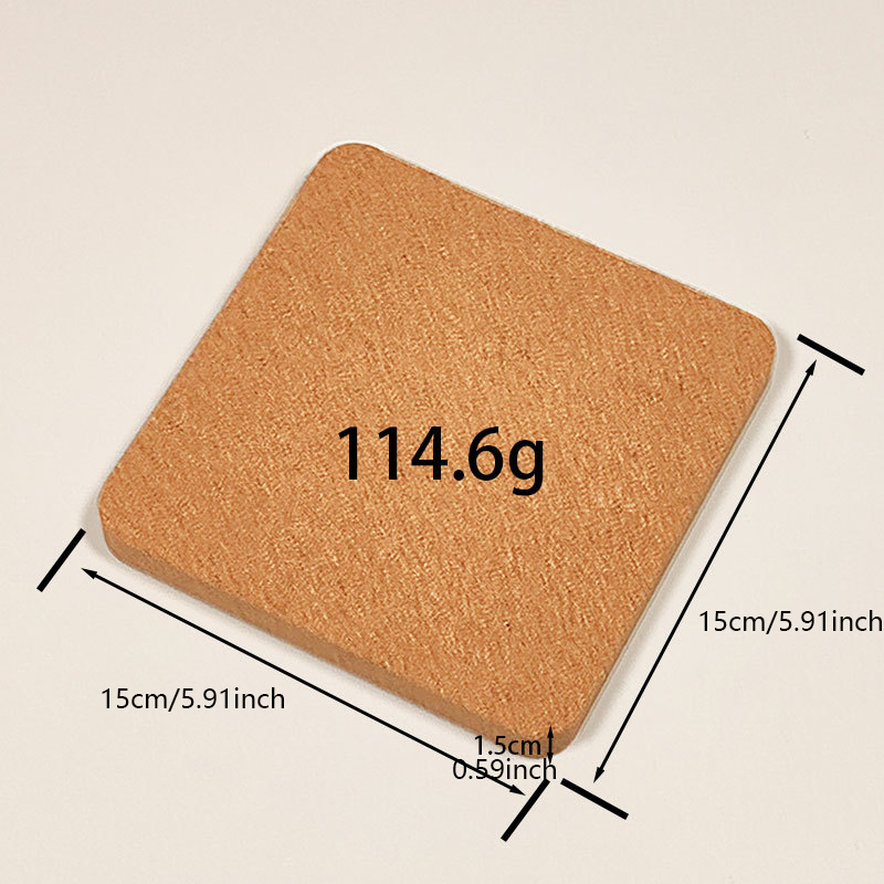 1Pcs Perforated Pad Cork Assisted DIY Hand Leather Tool Diamond Cone Perforated Without Slag_voghion.com