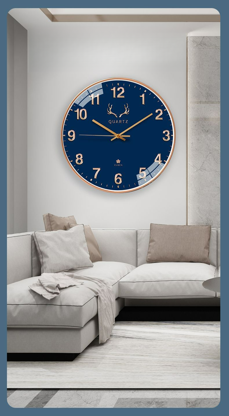 Orologio da tavolo moderno semplice da parete per camera da letto, soggiorno, casa, personalità creativa, silenzioso, senza fori_voghion.com