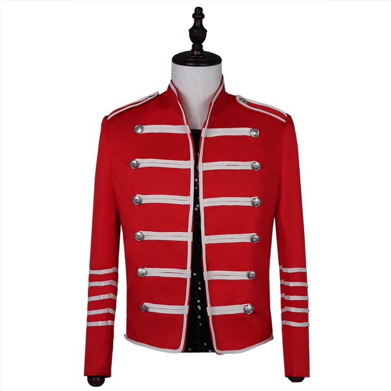 CT Plus Size Blazer Suit For Banquet Host, Male Singer, Dance Guest, Magician Costume, Men's Group Uniform_voghion.com
