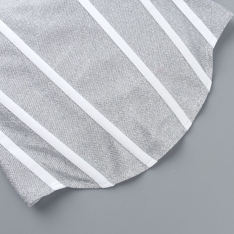 Women's fashion temperament sparkly fishbone waist vest_voghion.com