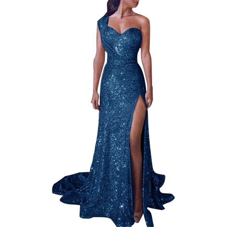 Luxury Metallic Silk Dress - Elegant A-Line Evening Gown With Gold Foil Finish (High-End Fabric Flowy Skirt Perfect For Galas & Red Carpet Events)_voghion.com