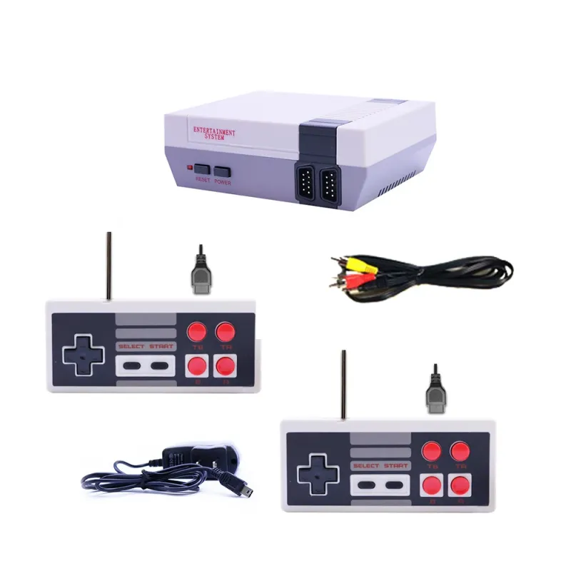 Mini TV Handheld Family Recreation Videogameconsole AV-uitgang Retro Ingebouwd 620 klassieke games Dual Gamepad Gaming_voghion.com