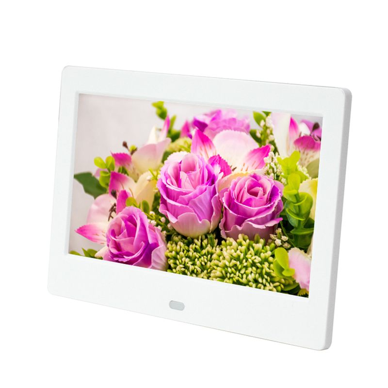 7 Inch LED Screen Digital Photo Frame Electronic Album Music/Video/Photo Supports Multiple Languages Clock/calendar_voghion.com