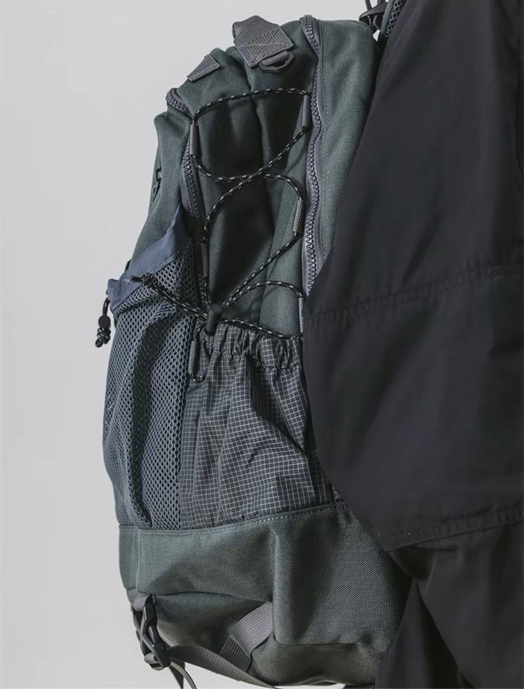 Windproof Multi-Functional Large-Capacity Outdoor Hiking Backpack Travel Mesh Drawstring Backpack_voghion.com