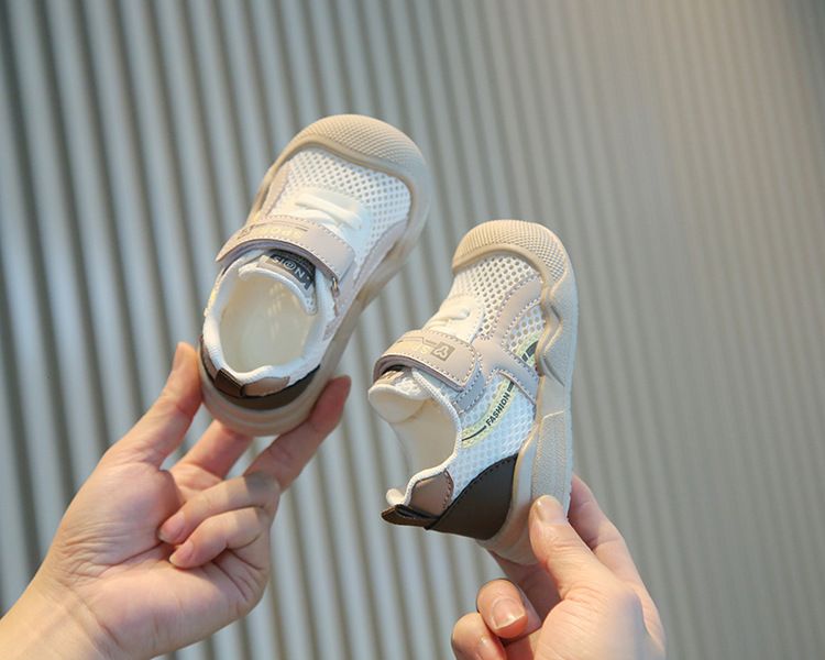 Zapatos para bebés y niños pequeños, primavera y verano, de malla, suaves, antideslizantes y funcionales, 2025_voghion.com