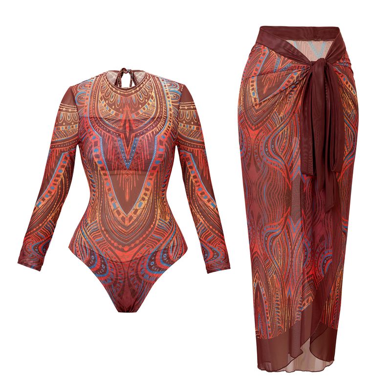 Vêtements pour femmes Maillot de bain une pièce Crème solaire Séchage rapide_voghion.com