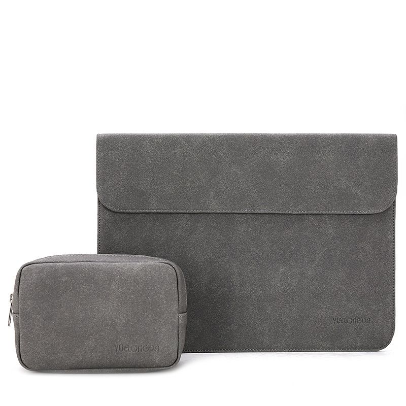 Housse pour tablette 12-14 pouces en PU mat, étui de protection léger et décontracté pour ordinateur portable_voghion.com