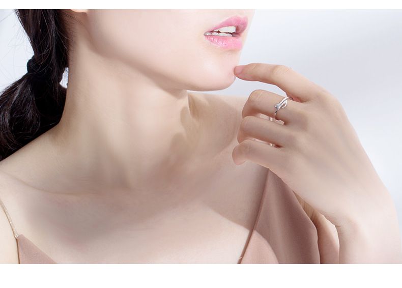 Wanying Note Ring S Pure Silver Japanese and Korean Simple Fashion Style Internet Red Jewelry_voghion.com