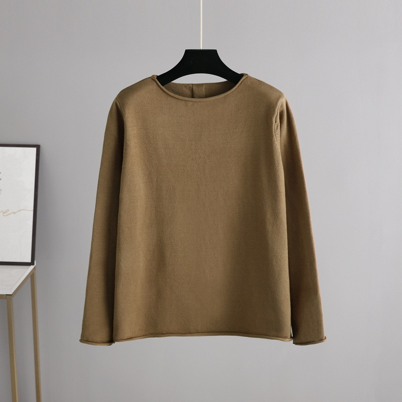 Pantaloni larghi lavorati a maglia da donna Set pantaloni casual maglione moda Temperamento due pezzi_voghion.com