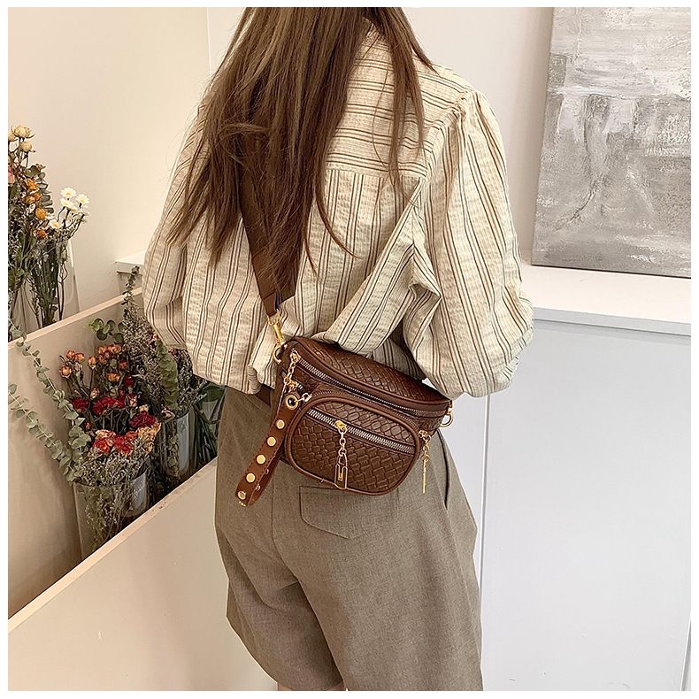 Neue modische und vielseitige gewebte Umhängetasche für Damen, Brusttasche, heißer Verkauf, Freizeittasche_voghion.com