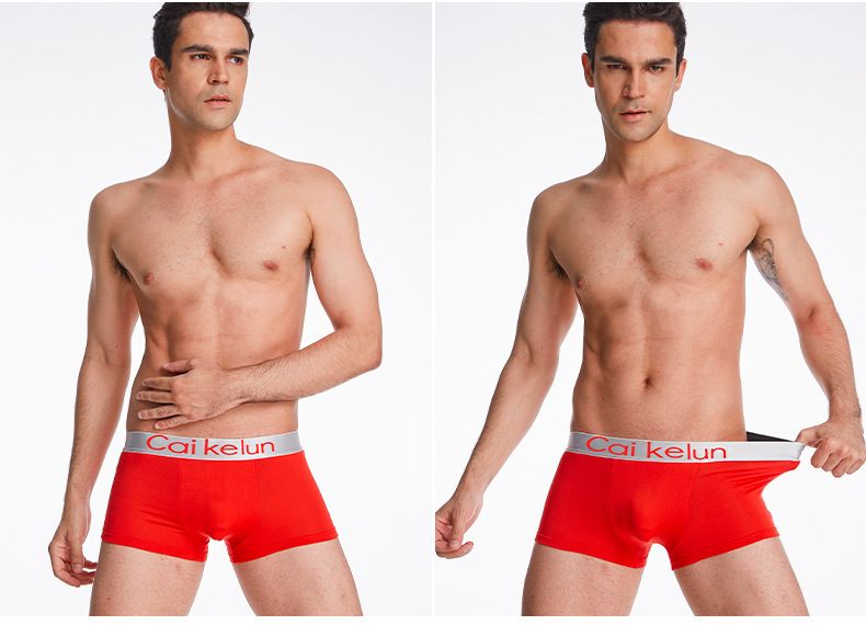 Boxer da uomo traspiranti - Intimo in morbido misto cotone con comoda cintura per l'uso quotidiano (diversi colori e taglie)_voghion.com