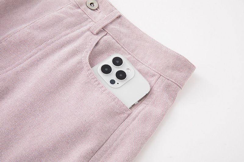 Vêtements pour femmes Printemps Taille haute Ample Jambe large Pantalons décontractés incurvés Pantalons longs en faucille_voghion.com