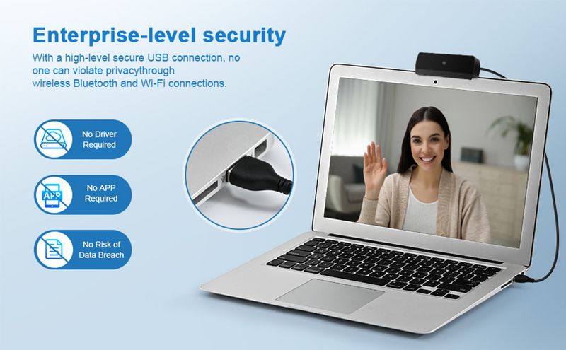 1080P USB Webcam With Microphone Autofocus Camera For PC Computer Laptop Live Streaming Webcam For Video Calling_voghion.com