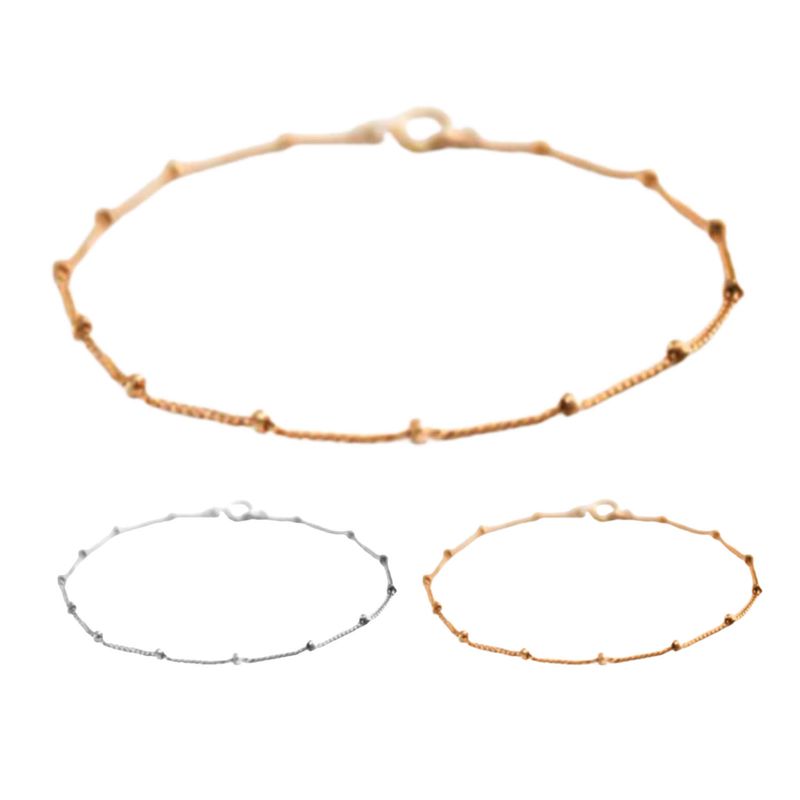 Shuosbai Damen-Armband, kleine Perlen, einfarbig, korruptionsbeständig, Handkette für den täglichen Gebrauch_voghion.com