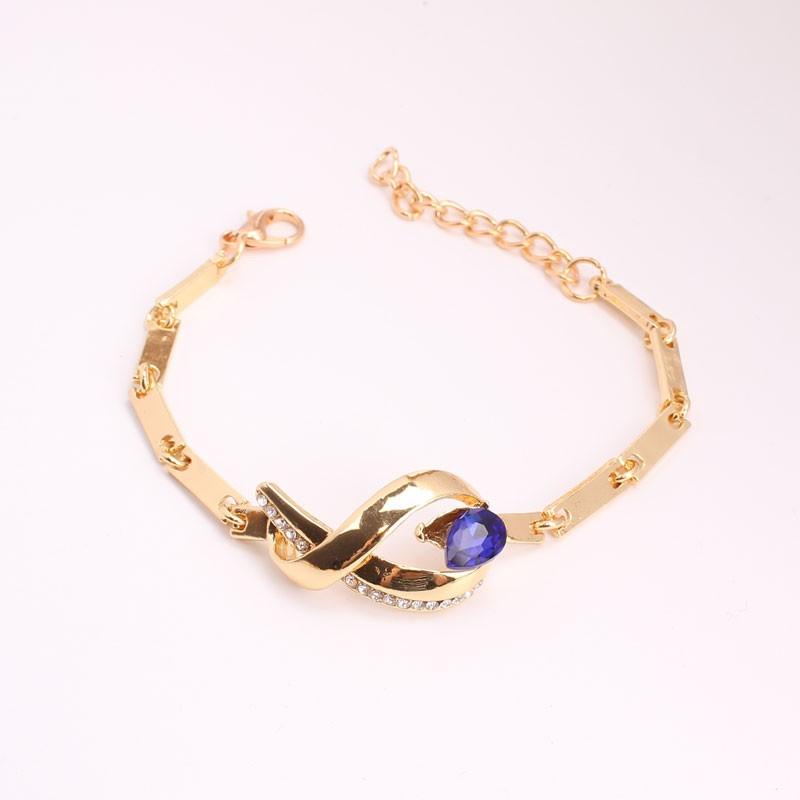 Set di gioielli da donna con perline africane color oro e cristallo austriaco, collana nuziale, braccialetto, orecchini e anelli_voghion.com